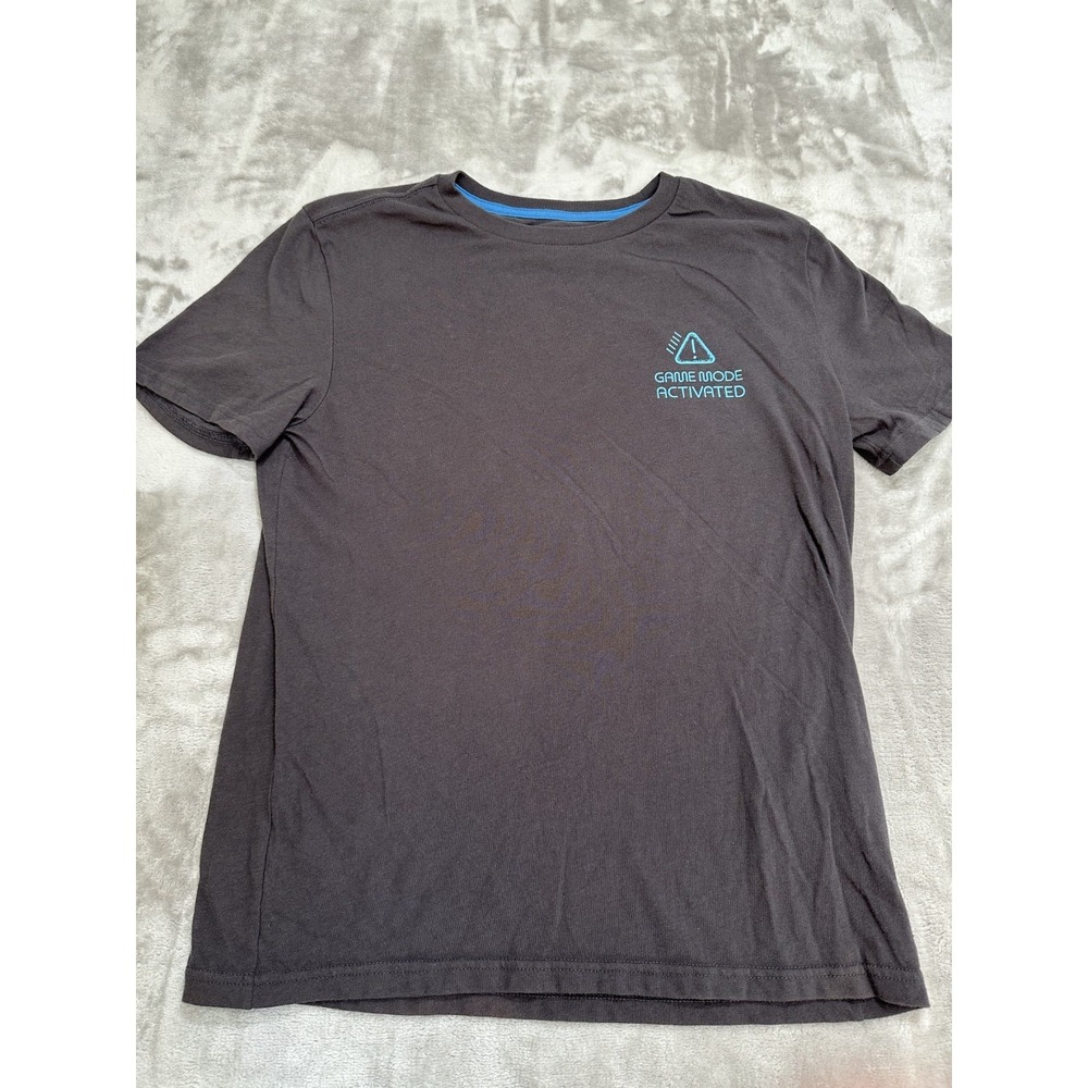 Sonoma T-Shirt Youth Boys XL Charcoal Gray Game Mode‎ Activated Short Sleeve EUC